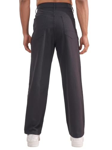 Image of Highlander Men Men's Straight Relaxed Fit Jeans | Stretchable | Everyday Comfort & Style| Jeans for Man|Premium Cotton Blend