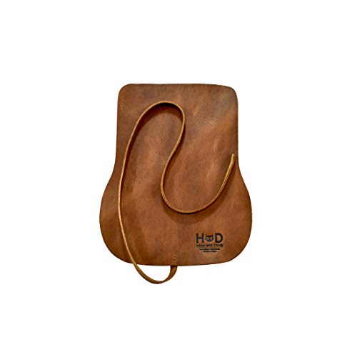 Image of Hide & Drink, Rustic Leather Sunglass Wrap, Slim Travel, Soft Eye Glasses Storage, Handmade Includes 101 Year Warranty