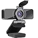 Produktbild HiSMAHO USB Kamera 1080P, Webcam mit Mikrofon, PC Desktop Laptop Voll HD Computer Web Kamera für Videoanrufe, Studieren, Konferenzen, Aufzeichnen, Spielen mit Drehbarem Clip, USB 2.0