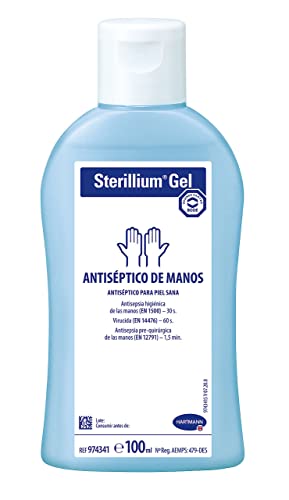 Sterillium Gel Desinfectante de Manos, Antiséptico, Gel Hidroalcohólico, Hidratante, Deja las Manos Suaves, 100 ml Cover