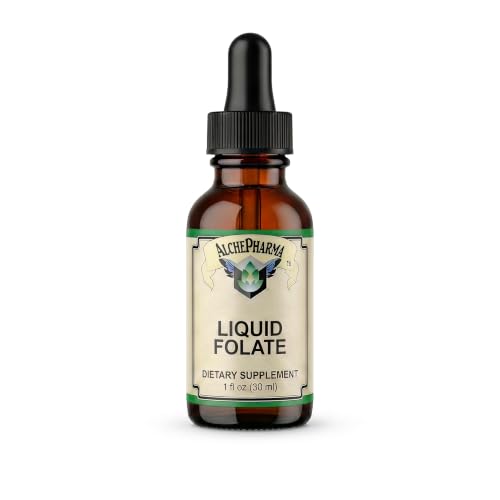 AlchePharma Folate Liquid Supplement