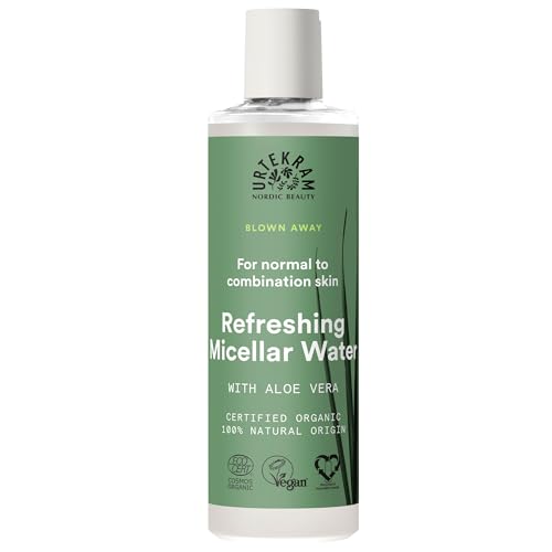 Urtekram - Wild Lemongrass - Blown Away refrescante agua micelar, cleansing Micellar Water, desmaquillante facial - refrescante para piel normal o Combinada- limpieza facial - 250 ml
