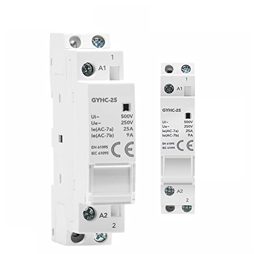 Contacteur modulaire 2P 25A AC220V pour stopper les surcharges de tableau