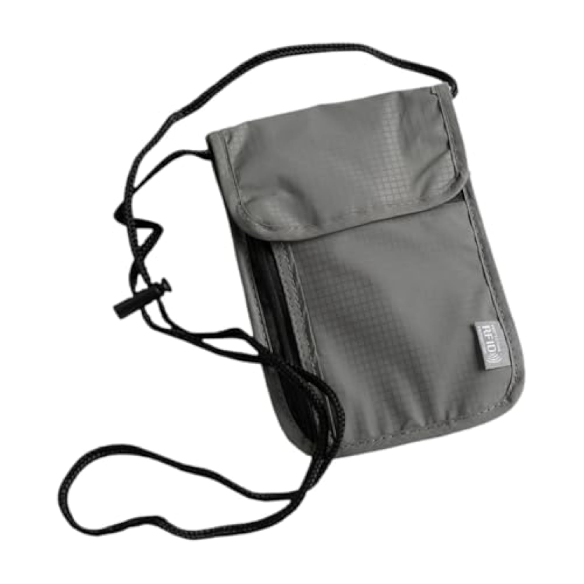 Men's Lightweight Travel Neck Wallet with Multiple Pockets