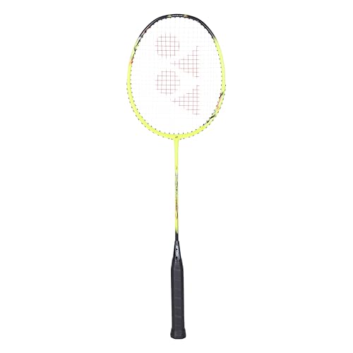 Image of YONEX Nanoflare 9000i Badminton Racquet (Safety Yellow) Strung | G4 Grip | Full Cover