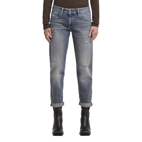 G-STAR Femme Jean Kate Boyfriend, Bleu (worn in electric blue destroyed D15264-E104-H784), 29W / 32L