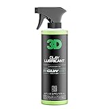 3D Clay Lubricant GLW Series | DIY Car Detailing | Hyper Slick Lubrication for Clay Bars | Eliminates Contaminants from Paint | Ultra Surface Protection | Decontamination Formula | Easy to Use | 16oz