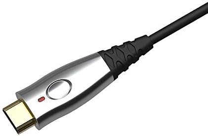 Gigalight Slim Flexible HDMI2.0 Active Cable 35ft(10M) Type A Black-18Gbps 4K@60HZ Subsampling 4:4:4/4:2:2/4:2:0 Supports Ultra HD,3D,1080p,Ethernet and Audio Return (Latest Standard)