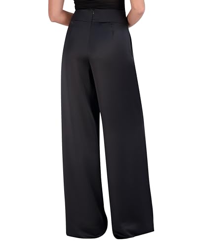 BCBGMAXAZRIA Women's Wide Leg Satin Pants3