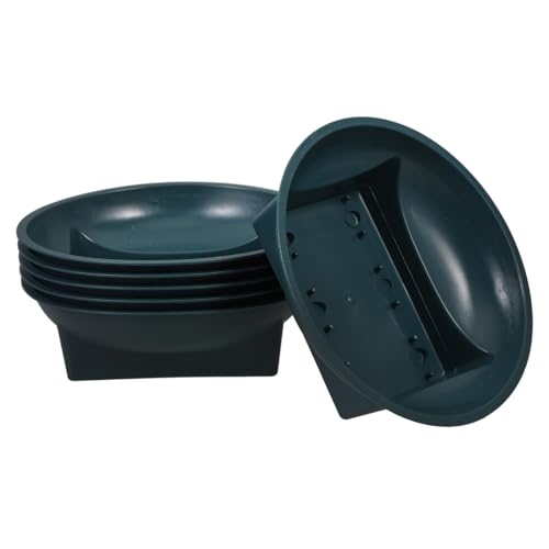 NULYLU 6pezzi Fioriera Commemorativa Portafiori Rotondi Per Cimitero e Giardino Decorazione Elegante Per Fiori Freschi o Artificiali Per Cerimonie e Celebrazioni