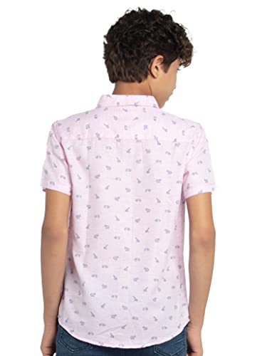 Image of Under Fourteen Only Solid Regular Fit Shirts for Boys