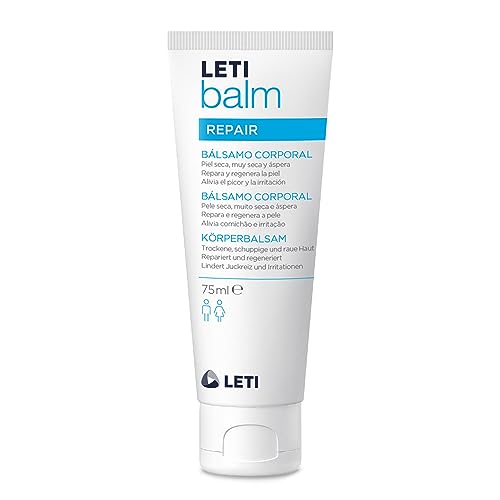 LETI balm Körperbalsam - Feuchtigkeitsspendende Körperpflege bei sehr trockener oder rauer Haut, 75 ml Crème