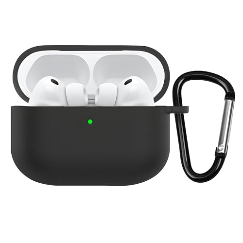 JUNOVA for AirPods Pro 3�P�[�X ���C�����X�[�d�\ �y�� �L�Y�h�~ �X���� �ϏՌ� �h�� �h�o �����h�~ �_�炩�� AirPods Pro�p �ی�J�[�o �u���b�N