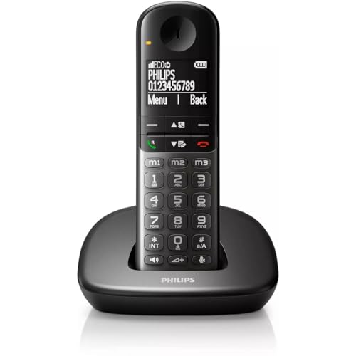 Philips XL4901DS/34   Teléfono Inalámbrico Fijo, Pantalla LCD 1.9