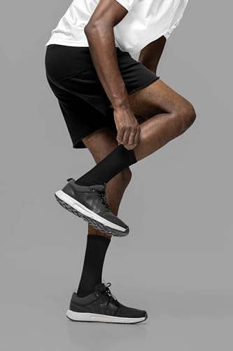 Sockscarving Pack of 8 Black&White Color Cotton Mens Crew Socks, Suitable for all Occasion, Full Length, Odour Free &, 3X Softer than Regular Socks4