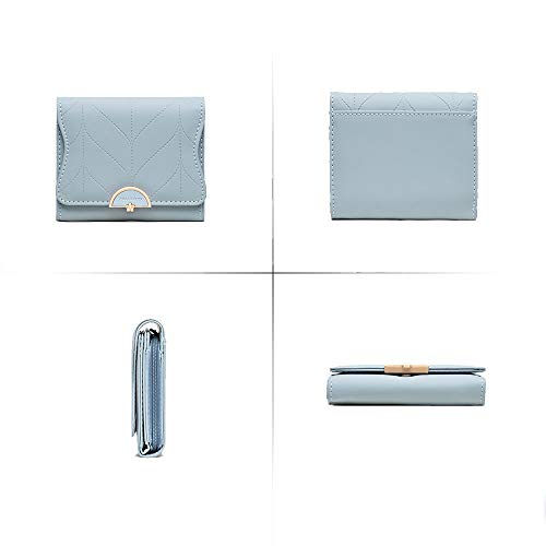 Womens Wallets Small Wallets for Women Slim Mini Wallet Soft PU Leather Wallet Cute Large Capacity black3