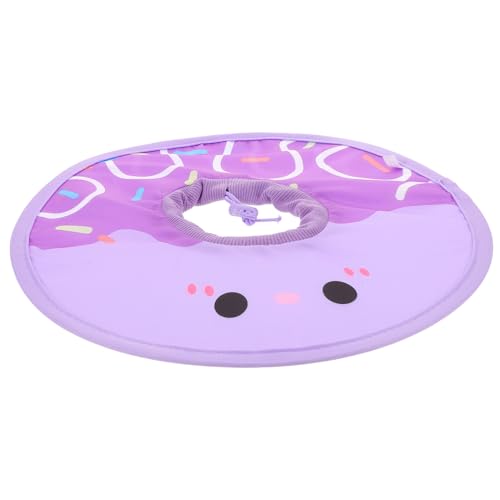 TOYANDONA Collar Isabelino Ajustable para Perros y Gatos Pequeños Cono Protector Suave Anti-Lamidos y Anti-Mordiscos Tamaño M para Mascotas de 8-10 Libras Color Púrpura Adecuado para
