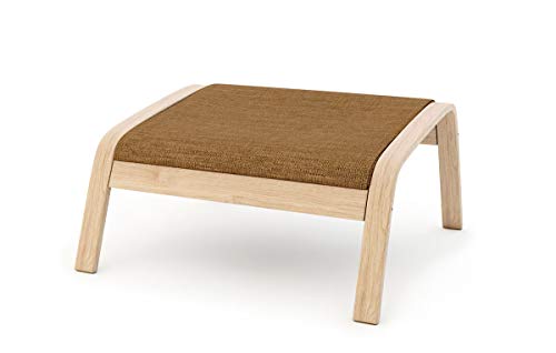 Masters of Covers - Funda de repuesto para sillón de Ikea «Poäng», Poliéster - Caqui, Footstool Design 1