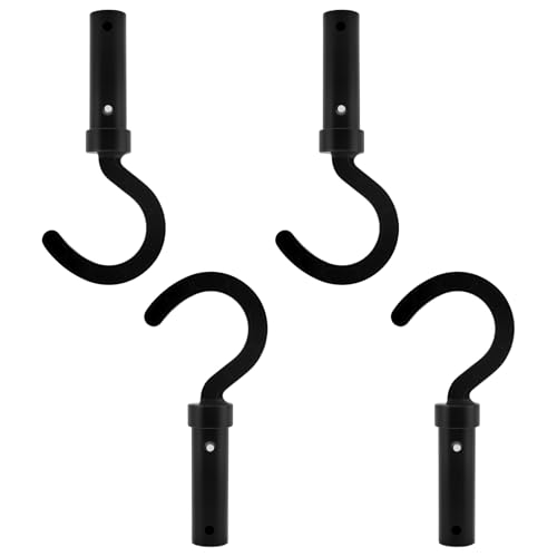 Mimoyalaso 4 Pack Hook for Robotic Pool Cleaner - Universal Pool Hooks for Poles Compatible with All Pool Vacuum Including Cordless, Above Ground and Underwater, Attaches to Telescopic Poles
