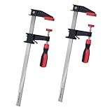 Photo Gallery powertec morsetti per barra in acciaio da 30,5 cm con limite di carico di 272,2 kg e gola da 6,3 cm, morsetto a f a regolazione rapida con manico di micro-regolazione per lavorazione del legno, Photo Gallery powertec morsetti per barra in acciaio da 30,5 cm con limite di carico di 272,2 kg e gola da 6,3 cm, morsetto a f a regolazione rapida con manico di micro-regolazione per lavorazione del legno,