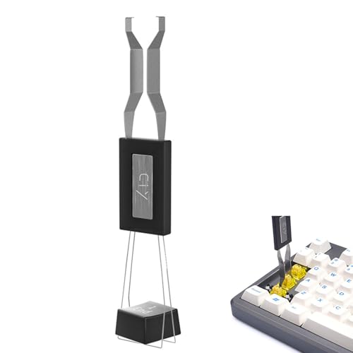 Tastenkappen Abzieher für Mechanische Tastaturen - Keycap Puller aus Stahldraht | Tastenkappen Entferner Werkzeug | Universell Kompatibel, Kratzfreies Entfernen von Tasten, für Gamīng & Büro Tastenkappen Abzieher für Mechanische Tastaturen - Keycap Puller aus Stahldraht | Tastenkappen Entferner Werkzeug | Universell Kompatibel, Kratzfreies Entfernen von Tasten, für Gamīng & Büro