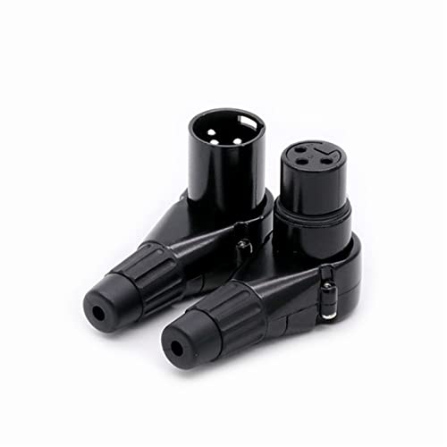 Conector XLR multidireccional de ángulo recto de 3 pines para solucionar espacios reducidos 6