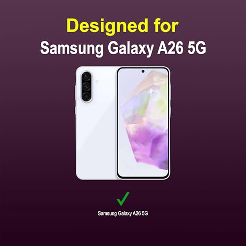 Image of Zapcase Back Case Cover for Samsung Galaxy A26 5G | Compatible for Samsung Galaxy A26 5G Back Cover | Liquid Silicon Magic Case with Camera Protection | Lavender