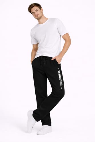 Image of DYCA by Bodycare Men's Cotton Track Pant - Casual Straight Fit Sports Joggers for Gym, Running, Workout, Lounge Wear for Men