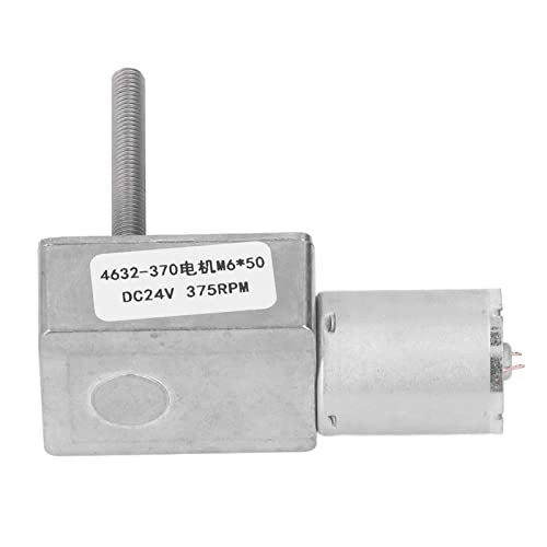 Moteur à engrenages CC anti-retour mécanique à vis sans fin M6 en alliage d'aluminium