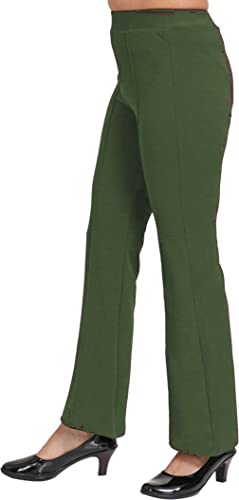 Image of YOZO Women's Regular Fit Cotton Blend Trouser