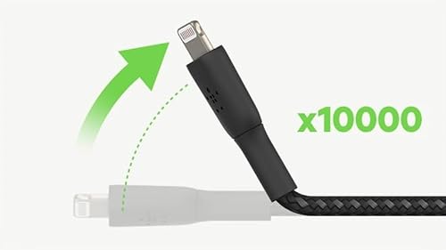 Belkin Adaptateur Lightning A - Lightning à Gaine tressée/ 2M Blanc