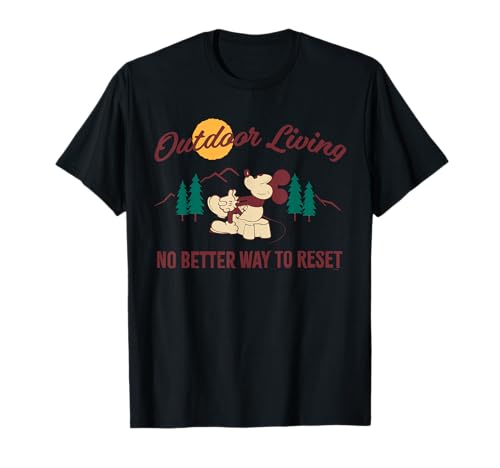 T-shirt Mickey Mouse de montagne coton respirant vêtement outdoor randonnée