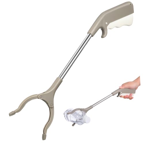 MUSISALY Garbage Cramp Iron Stainless Steel Picker Rubbish Clip Sanitory Clamp for Outdoor Use