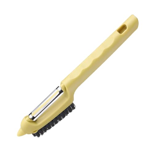 Scopino per verdure per alimenti,Sbucciatore di patate, Sbucciatore per carote Pelapatate per alimenti, spazzola per la pulizia delle patate, spazzola per la pulizia delle verdure rimovibile per