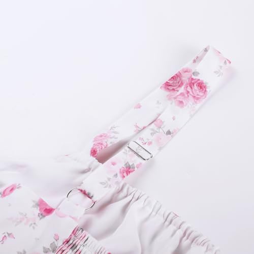 Image of Scarlet Darkness Floral Mini Corset Dress for Women Teen 2026 Summer Spring Flowy A-Line Sundress with Pockets