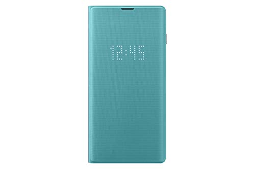 Samsung Galaxy S10 LED Wallet Case, Green, EF-NG973PGEGUS