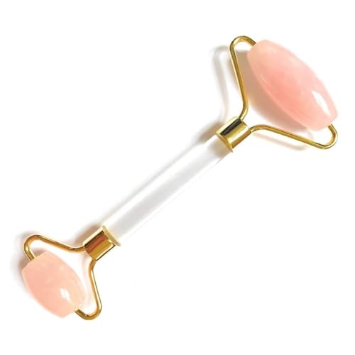 Rose Quartz Facial Roller, Authentic Face Roller for Puffiness, D...