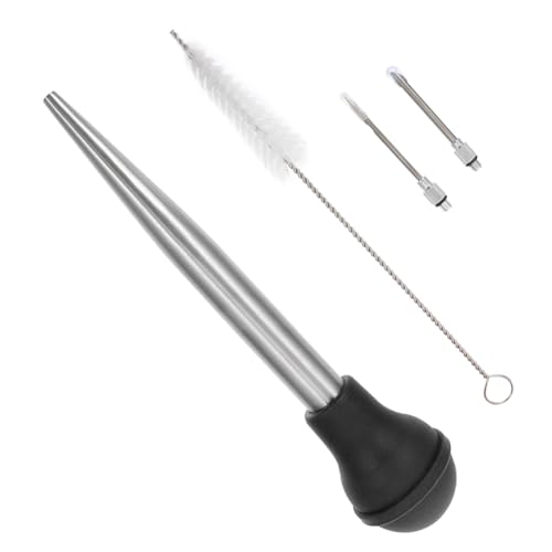 DECHOUS 1set Bbq Turkey Injector Kit Seasoning Tube Food-grade for Marinade Injection Basting Bbq Tool for Flavorful Turkey Meals