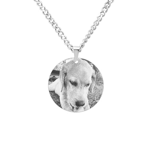 Collier photo personnalisé et gravé en France le cadeau unique pour elle et lui