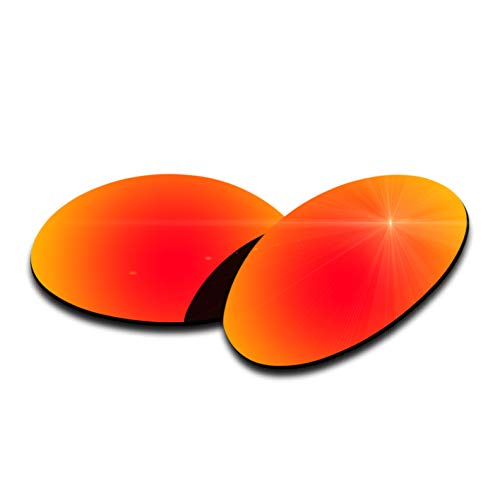 Polarized Replacement Lenses for Oakley Romeo 1 - Orange Red Mirrored Coating