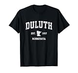 Duluth Minnesota MN Vintage Athletic Sports Design T-Shirt