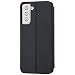 Produktbild CASEZA Galaxy S21 Plus Hülle Schwarz Dublin Ultra Schlankes PU Leder Flip Case Ledertasche Lederhülle für das Original Samsung S 21+ 5G - Edles Kunstleder Cover mit Magnetverschluss