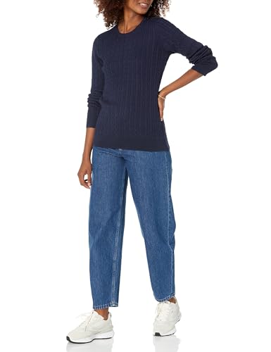Image of Amazon Essentials Women's Lightweight Cable Knit Long Sleeve Sweater