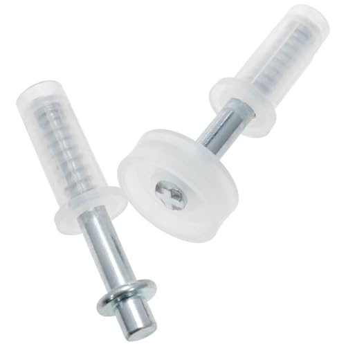 Kit de herrajes para puerta doble plegable con rodillos superiores y pivotes blancos FINBe miniatura 3