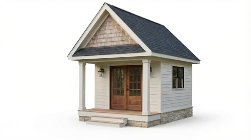 TruHaven Blossom Haven 10x10 Steel Frame ONLY Kit - 100 Sq Ft Prefab Backyard Building, She Shed, Workshop, Studio Shed - Cold-Formed Steel, 100% American Made