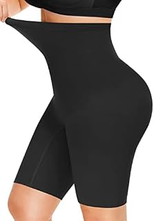 Yeblues Women's Shapewear Slimming Trousers, High Waist Stomach Flattening Underpants, Figure-Shaping Bodice Trousers, Shorts, Shaping Underwear, For Thighs, Hip, Strong Shaping Body Shaper L 4-Black