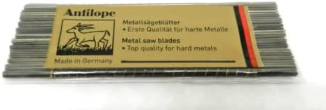 Antilope Jewelers Saw Blades #5/0 Jewelry Making Pack of 144 pcs. Made in German