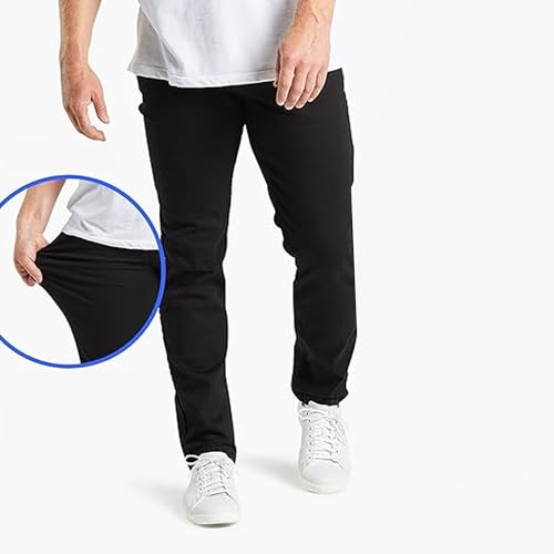 Men Jeans Relaxed Fit – Straight Leg Stretch Jeans for Men – Ultimate Comfort Superflex Pants Work Casual 20252