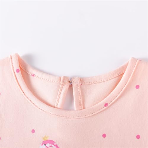 Toddler Girls' Long Sleeve Tutu Party Dress with Tulle Skirt for 2-7 Years Xmas Gift3