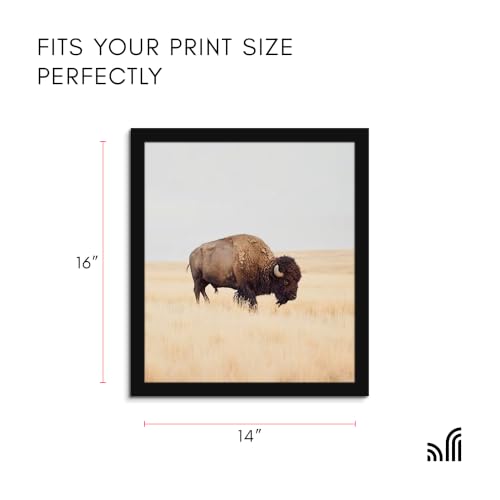 Image of Americanflat Picture Frame - Engineered Wood - Black, 14X16 (Pack of 10)